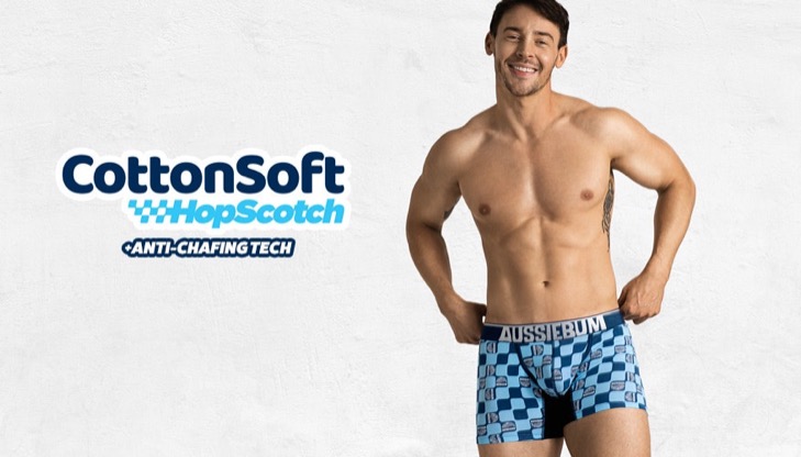 Boxerky AussieBum CottonSoft 2.0 Hopscotch Blue6 - kópia_729px